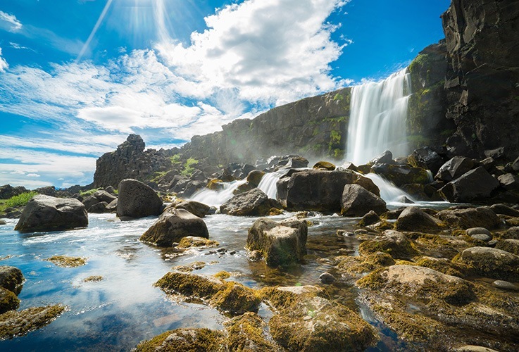 Waterfall in Norway