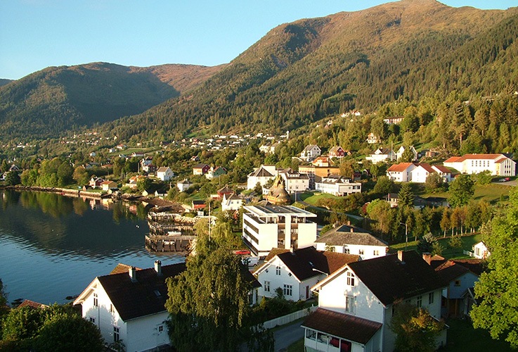 View of Balestrand, Norway