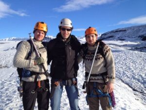 Marcelo & guides on Vatnajokull