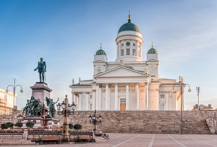 Senate square in Helsinki