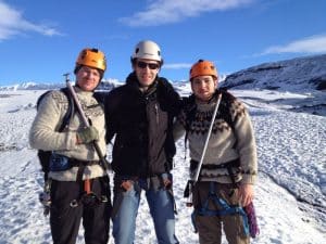 Marcelo & guides on Vatnajokull