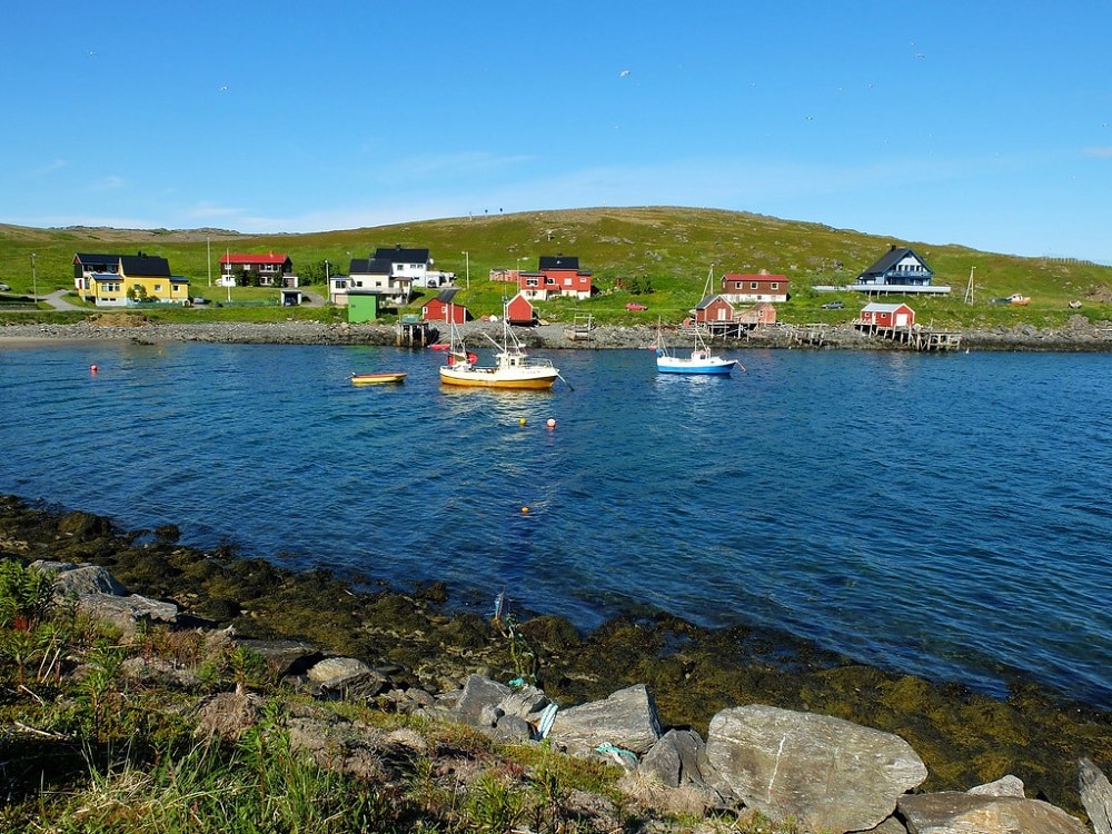 Scenic Norwegian Fishing Village
