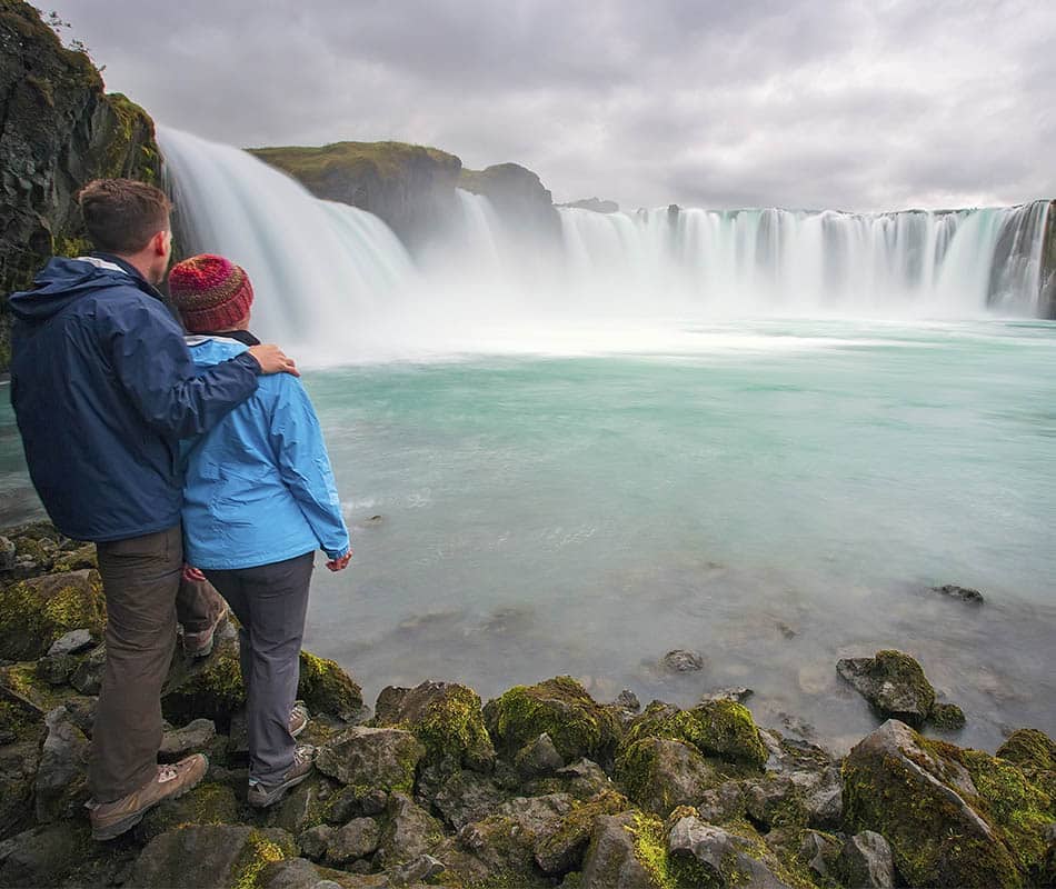 Iceland waterfall