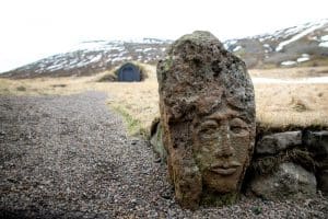 Escorted Iceland Tour: Stone Carvings in Husafell