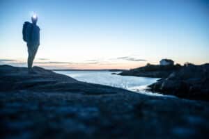 Midnight Sun in Swedish archipelago