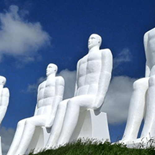 Men at Sea Sculpture,Esbjerg